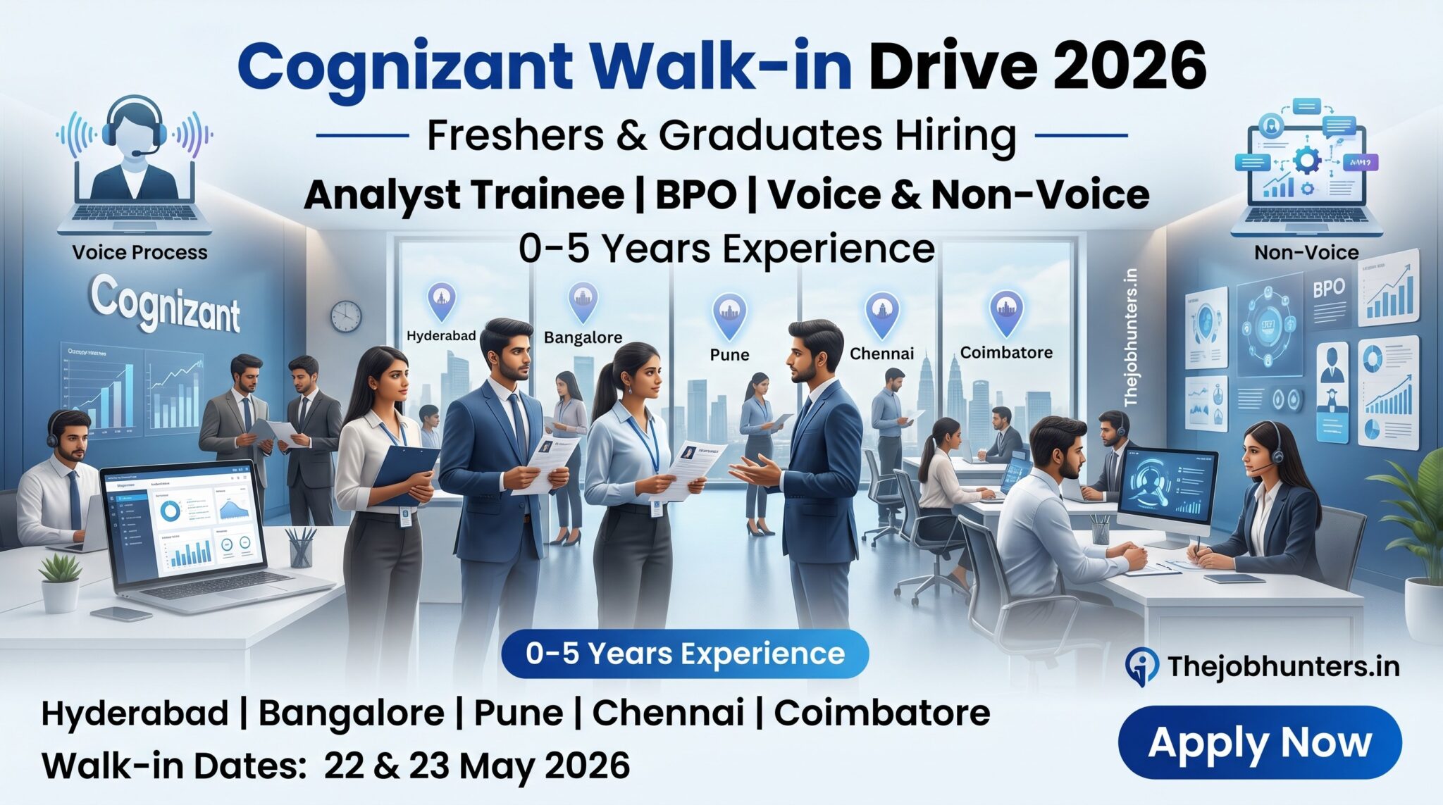 Cognizant Walk-in Drive 2026 – Freshers Apply Now