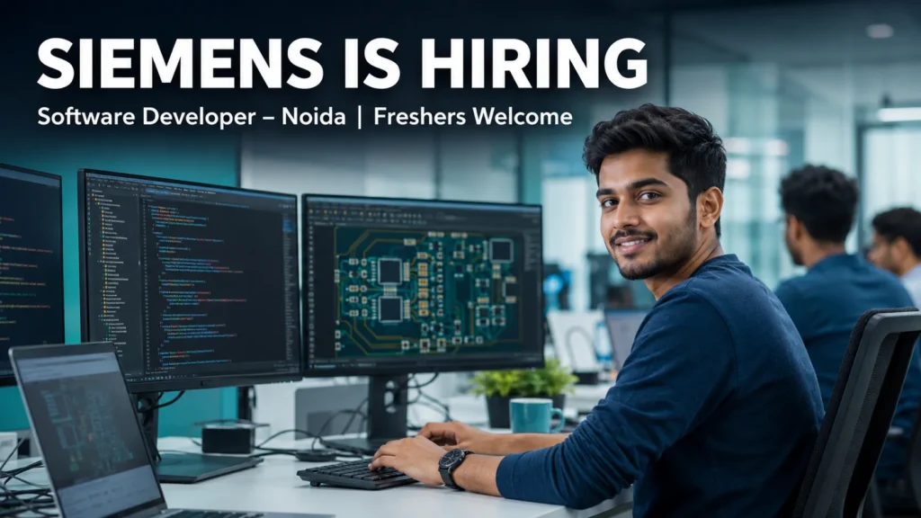 Siemens Recruitment 2026 Software Developer job Noida